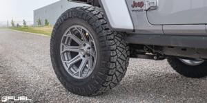 Jeep Wrangler with Fuel 1-Piece Wheels Siege - D705